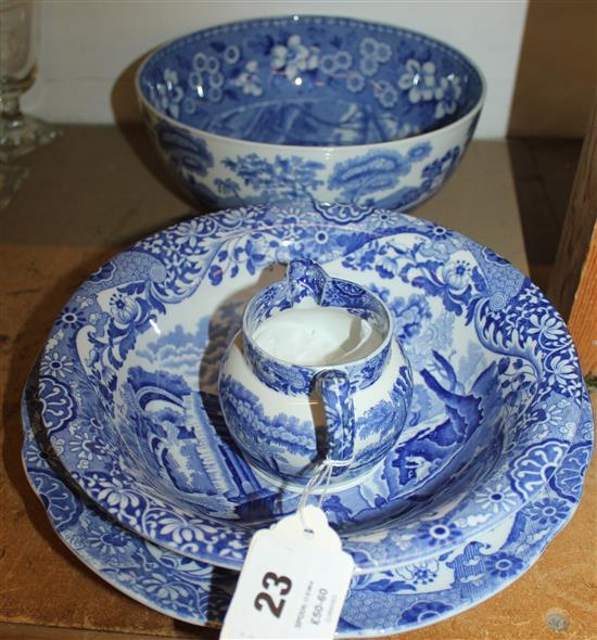 Four Copeland Italian spode items